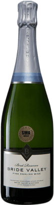 31,95 € Spedizione Gratuita | Spumante bianco Bride Valley Dorset Brut Riserva Regno Unito Pinot Nero, Chardonnay, Pinot Meunier Bottiglia 75 cl