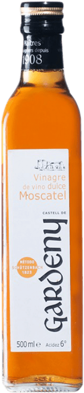 6,95 € Envío gratis | Vinagre Castell Gardeny Dulce Cataluña España Moscatel Botella Medium 50 cl
