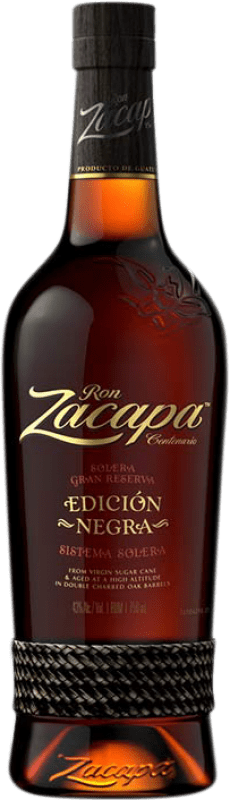 101,95 € Envío gratis | Ron Zacapa Edición Negra Guatemala Botella 70 cl