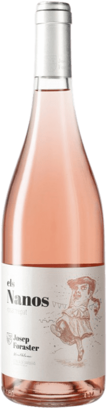 8,95 € Kostenloser Versand | Rosé-Wein Josep Foraster Els Nanos Rosat D.O. Conca de Barberà Katalonien Spanien Trepat Flasche 75 cl