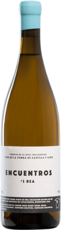15,95 € Envío gratis | Vino Blanco Marc Lecha Encuentros 3 Bea de la Seca España Verdejo 75 cl