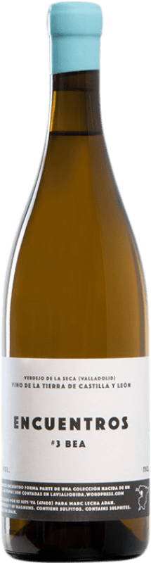 14,95 € Free Shipping | White wine Marc Lecha Encuentros 3 Bea de la Seca Spain Verdejo Bottle 75 cl
