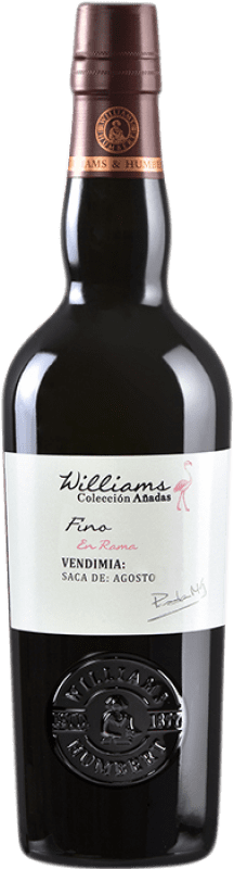 26,95 € Бесплатная доставка | Крепленое вино Williams & Humbert Fino en Rama Colección Añadas D.O. Jerez-Xérès-Sherry Андалусия Испания Palomino Fino бутылка Medium 50 cl