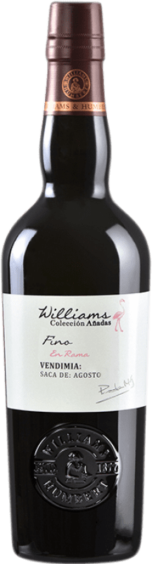 23,95 € Envio grátis | Vinho Generoso Fortificado Williams & Humbert Añadas Fino en Rama — Não Filtrado, Colección — Coleção D.O. Jerez-Xérès-Sherry Andaluzia Espanha Palomino Fino Garrafa Medium 50 cl