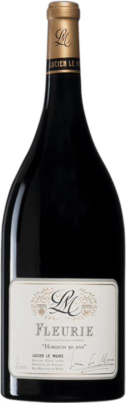 249,95 € Envío gratis | Vino tinto Lucien Le Moine Fleurie Horizon 50 Ans A.O.C. Côte de Beaune Borgoña Francia Gamay Botella Magnum 1,5 L