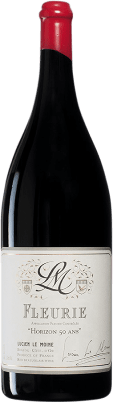 433,95 € Envio grátis | Vinho tinto Lucien Le Moine Fleurie Horizon 50 Ans A.O.C. Côte de Beaune Borgonha França Gamay Garrafa Jéroboam-Duplo Magnum 3 L