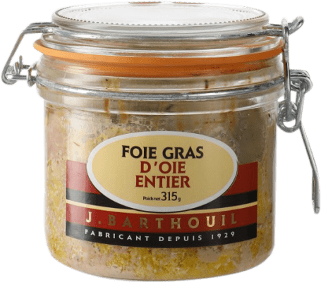 84,95 € Free Shipping | Foie Gras and Pâtés J. Barthouil Foie Gras d'Oie Entier France
