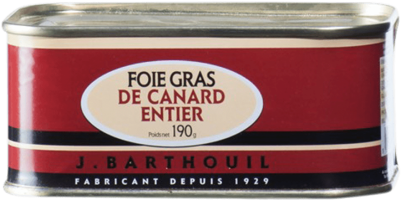 34,95 € Free Shipping | Foie Gras and Pâtés J. Barthouil Foie Grass de Canard Entier France