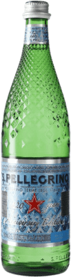 59,95 € Kostenloser Versand | 15 Einheiten Box Wasser San Pellegrino Frizzante — Perlwein, Mineral Natural — Natürliches Mineral Italien 75 cl