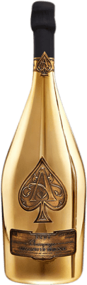 399,95 € Бесплатная доставка | Белое игристое Armand de Brignac Gold брют A.O.C. Champagne шампанское Франция Pinot Black, Chardonnay, Pinot Meunier бутылка 75 cl