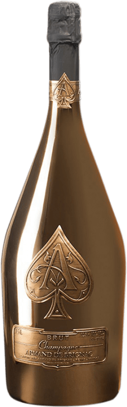 783,95 € Envoi gratuit | Blanc mousseux Armand de Brignac Gold Brut A.O.C. Champagne Champagne France Pinot Noir, Chardonnay, Pinot Meunier Bouteille Magnum 1,5 L