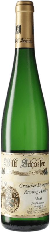 58,95 € 免费送货 | 白葡萄酒 Willi Schaefer Graacher Domprobst 11 Auslese — 精选葡萄酒 Q.b.A. Mosel 德国 Riesling — 雷司令 75 cl