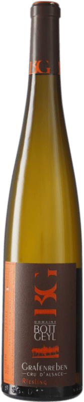 39,95 € 免费送货 | 白酒 Bott-Geyl Grafenreben A.O.C. Alsace 阿尔萨斯 法国 Riesling 瓶子 75 cl