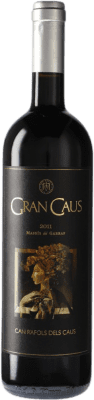 19,95 € Free Shipping | Red wine Can Ràfols Gran Caus Reserva D.O. Penedès Catalonia Spain Merlot, Cabernet Sauvignon, Cabernet Franc Bottle 75 cl