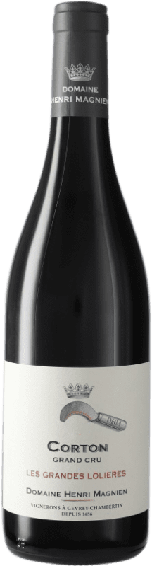 174,95 € Envio grátis | Vinho tinto Henri Magnien Grand Cru Les Grandes Lolières A.O.C. Corton Borgonha França Garrafa 75 cl