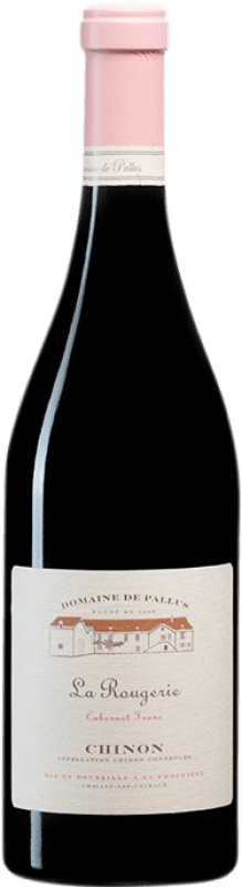 114,95 € Spedizione Gratuita | Vino rosso Pallus Grand Vin de la Rougerie A.O.C. Chinon Loire Francia Cabernet Franc Bottiglia 75 cl