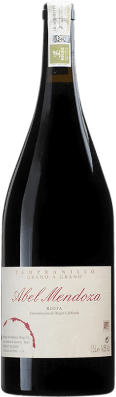99,95 € 送料無料 | 赤ワイン Abel Mendoza Grano a Grano D.O.Ca. Rioja スペイン Tempranillo — テンプラニーリョ マグナムボトル 1,5 L