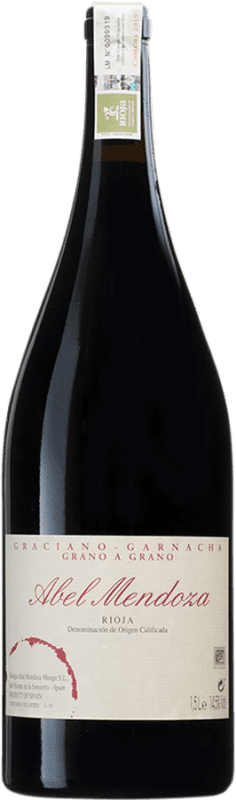 99,95 € Free Shipping | Red Wine Abel Mendoza Grano a Grano D.O.Ca. Rioja Spain Garnacha — Grenache Magnum Bottle 1,5 L