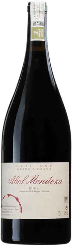 89,95 € Free Shipping | Red wine Abel Mendoza Grano a Grano D.O.Ca. Rioja Spain Graciano Magnum Bottle 1,5 L