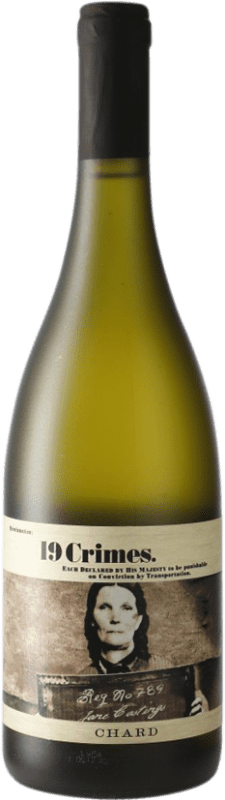 12,95 € Free Shipping | White Wine 19 Crimes Chard I.G. Southern Australia Southern Australia Australia Chardonnay 75 cl