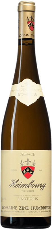 46,95 € Envio grátis | Vinho branco Zind Humbrecht Heimbourg A.O.C. Alsace Alsácia França Pinot Cinza Garrafa 75 cl