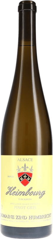 56,95 € Spedizione Gratuita | Vino bianco Zind Humbrecht Heimbourg A.O.C. Alsace Alsazia Francia Pinot Grigio Bottiglia 75 cl