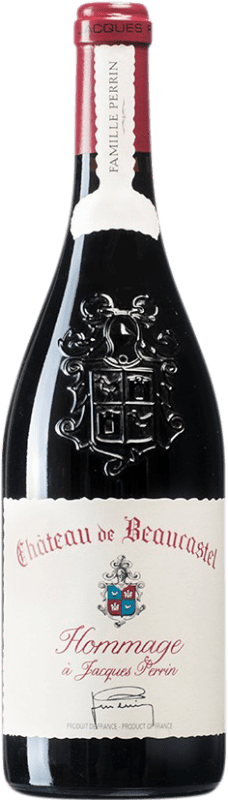 589,95 € Free Shipping | Red wine Château Beaucastel Hommage à Jacques Perrin 2009 A.O.C. Châteauneuf-du-Pape France Syrah, Mourvèdre Bottle 75 cl