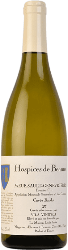 188,95 € Free Shipping | White wine Louis Jadot Hospices de Beaune 1er Cru Genevrières Cuvée Baudot A.O.C. Meursault Burgundy France Chardonnay Bottle 75 cl