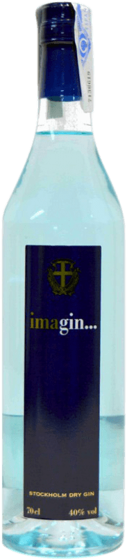 13,95 € Spedizione Gratuita | Gin Facile Imagin Stockholm Dry Gin Svezia Bottiglia 70 cl