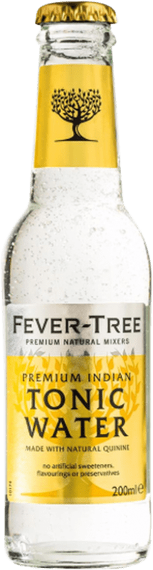 2,95 € Spedizione Gratuita | Bibite e Mixer Fever-Tree Indian Tonic Water Regno Unito Piccola Bottiglia 20 cl