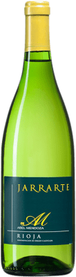 14,95 € Бесплатная доставка | Белое вино Abel Mendoza Jarrarte D.O.Ca. Rioja Испания Garnacha — Гренаш, Viura — Виура, Malvasia — Мальвасия, Torrontés — Торронтес 75 cl