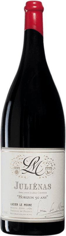 618,95 € Spedizione Gratuita | Vino rosso Lucien Le Moine Juliénas Horizon 50 Ans A.O.C. Côte de Beaune Borgogna Francia Gamay Bottiglia Jéroboam-Doppio Magnum 3 L