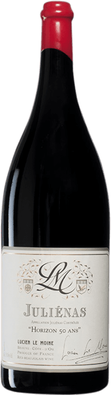591,95 € Envío gratis | Vino tinto Lucien Le Moine Juliénas Horizon 50 Ans A.O.C. Côte de Beaune Borgoña Francia Gamay Botella Jéroboam-Doble Mágnum 3 L