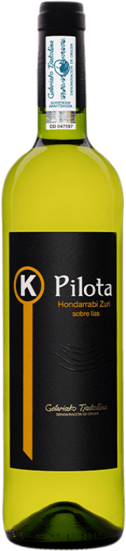 9,95 € Spedizione Gratuita | Vino bianco K5 K-Pilota D.O. Getariako Txakolina Paese Basco Spagna Bottiglia 75 cl