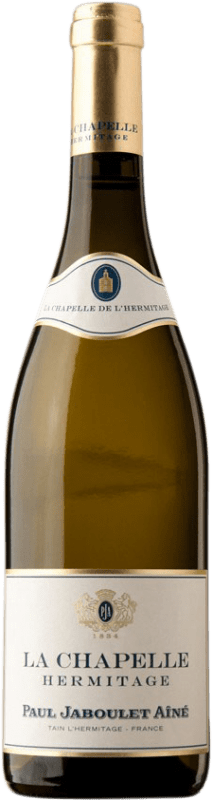 249,95 € Envio grátis | Vinho branco Paul Jaboulet Aîné La Chapelle Blanc A.O.C. Hermitage França Marsanne Garrafa 75 cl