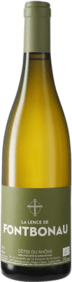 21,95 € Envio grátis | Vinho branco Fontbonau La Lence A.O.C. Côtes du Rhône França Roussanne, Viognier Garrafa 75 cl