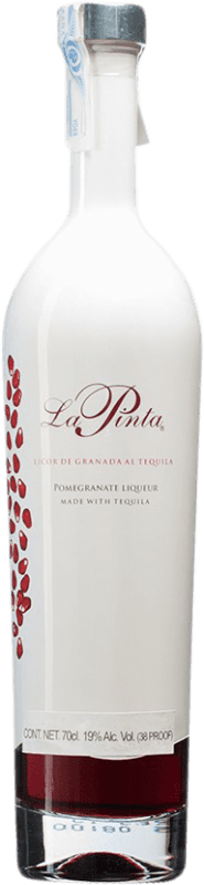 49,95 € 免费送货 | 利口酒 Clase Azul La Pinta Pomegranate Licor de Granada al Tequila 哈利斯科 墨西哥 瓶子 70 cl