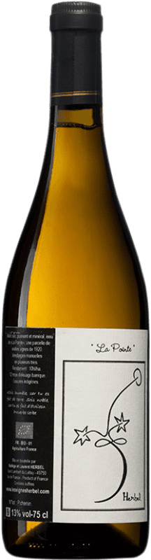 39,95 € Envio grátis | Vinho branco Herbel La Pointe França Chenin Branco Garrafa 75 cl