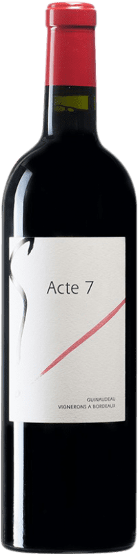 31,95 € Envoi gratuit | Vin Rouge Guinaudeau L'Acte 7 de G Supérieur A.O.C. Bordeaux Bordeaux France Merlot, Cabernet Franc Bouteille 75 cl
