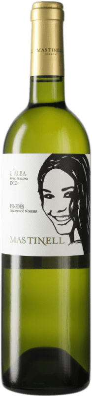 7,95 € Бесплатная доставка | Белое вино MasTinell l'Alba Blanc de Lluna D.O. Penedès Каталония Испания Macabeo — Макабео, Xarel·lo — Шарелло, Parellada — Парельяда 75 cl