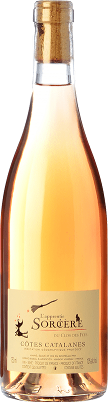 10,95 € Envoi gratuit | Vin Rosé Le Clos des Fées L'Apprentie Sorcière Rosé A.O.C. Côtes du Roussillon Languedoc-Roussillon France Syrah, Garnacha — Grenache, Mourvèdre 75 cl