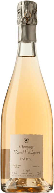 191,95 € Бесплатная доставка | Розовое игристое David Léclapart L'Astre A.O.C. Champagne шампанское Франция Pinot Black бутылка 75 cl