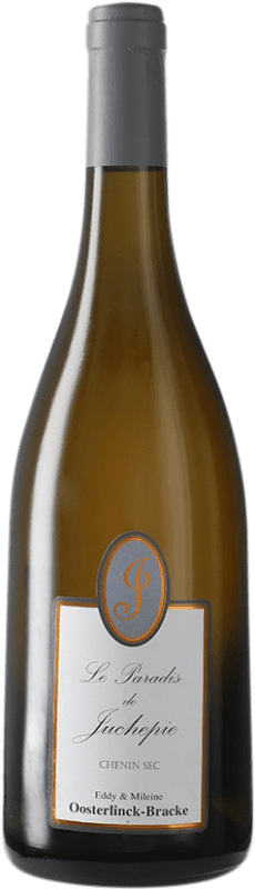 59,95 € Envío gratis | Vino blanco Domaine de Juchepie Le Paradis Sec A.O.C. Anjou Loire Francia Chenin Blanco Botella 75 cl