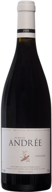 23,95 € Free Shipping | Red wine Domaine Andrée L'Envolée A.O.C. Anjou Loire France Gamay Organic Bottle 75 cl