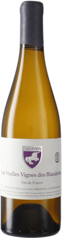 58,95 € Envio grátis | Vinho branco Ferme de La Sansonniere Mark Angeli Les Vieilles Vignes des Blandières Loire França Garrafa 75 cl