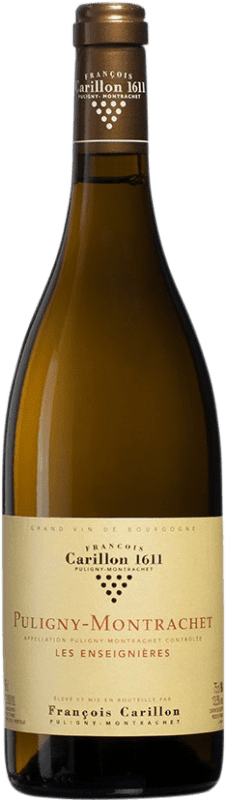 169,95 € Spedizione Gratuita | Vino bianco François Carillon Les Enseignères A.O.C. Puligny-Montrachet Borgogna Francia Chardonnay Bottiglia 75 cl
