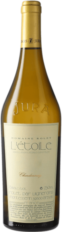 18,95 € Бесплатная доставка | Белое вино Domaine Rolet L'Étoile Blanc A.O.C. Côtes du Jura Франция Chardonnay бутылка 75 cl