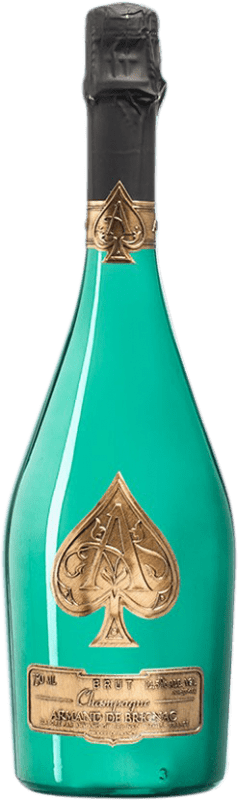424,95 € Kostenloser Versand | Weißer Sekt Armand de Brignac Limited Edition Green A.O.C. Champagne Champagner Frankreich Flasche 75 cl