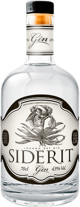 35,95 € Envío gratis | Ginebra Siderit London Dry Gin España Botella 70 cl