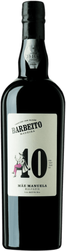 946,95 € Бесплатная доставка | Креплёное вино Barbeito Mae Manuela I.G. Madeira мадера Португалия Malvasía 40 Лет бутылка 75 cl